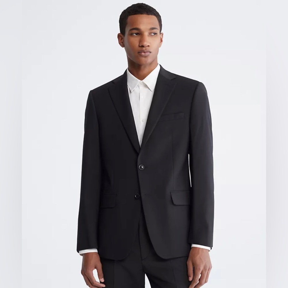 Calvin Klein Men’s Black Blazer. Size: Large Regular